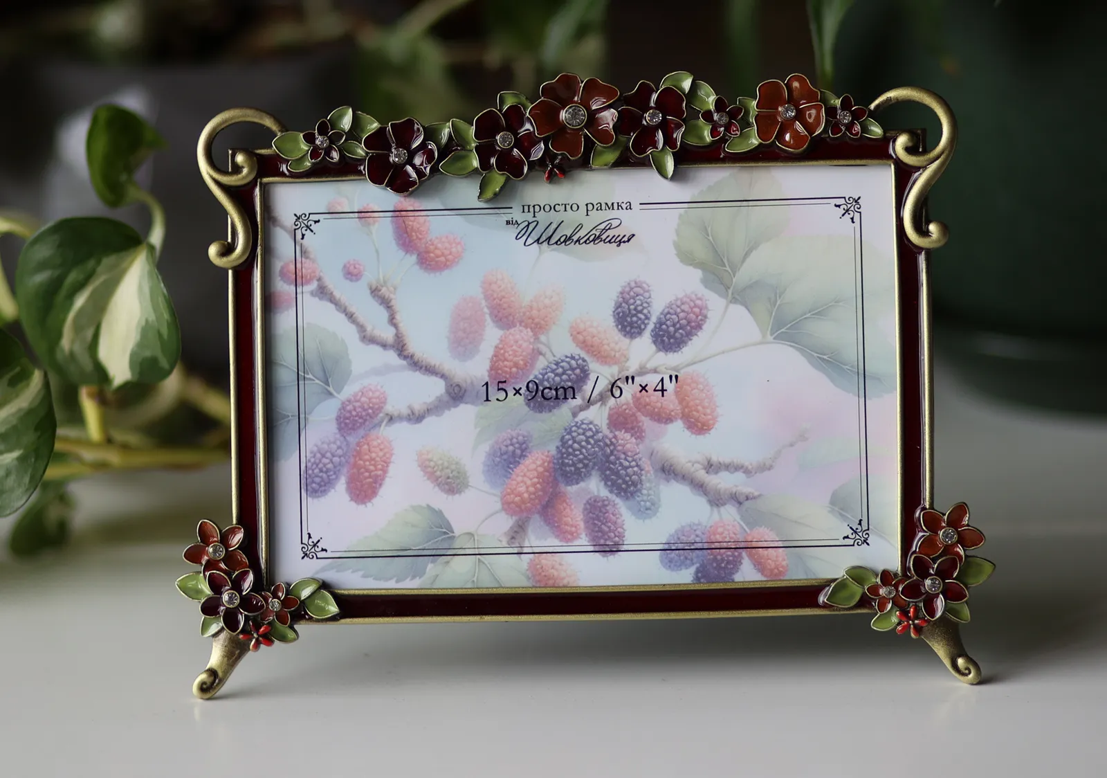 Рамка FLORAL WIDE Red Червона