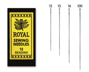 Beading 12 (25шт) Набір голок для бісеру Royal (Японія)